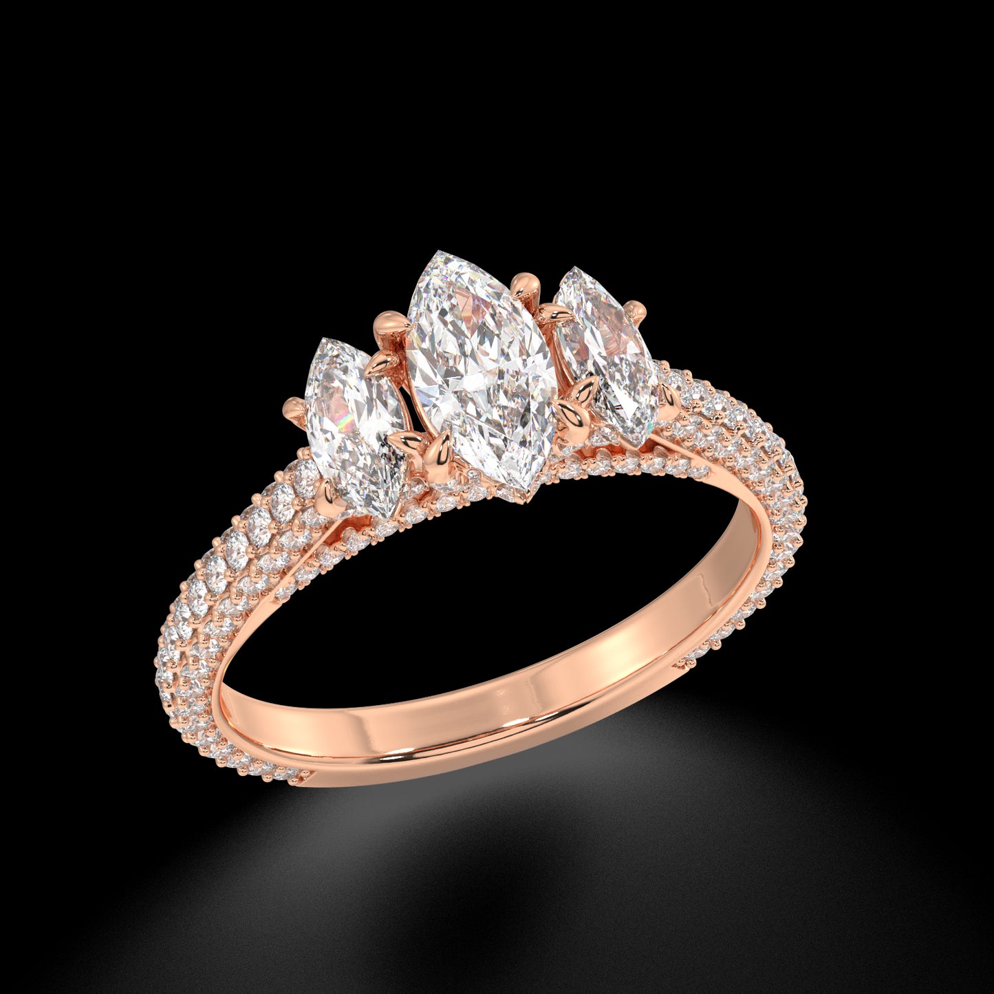 Olivia Marquise Diamond Engagement Ring