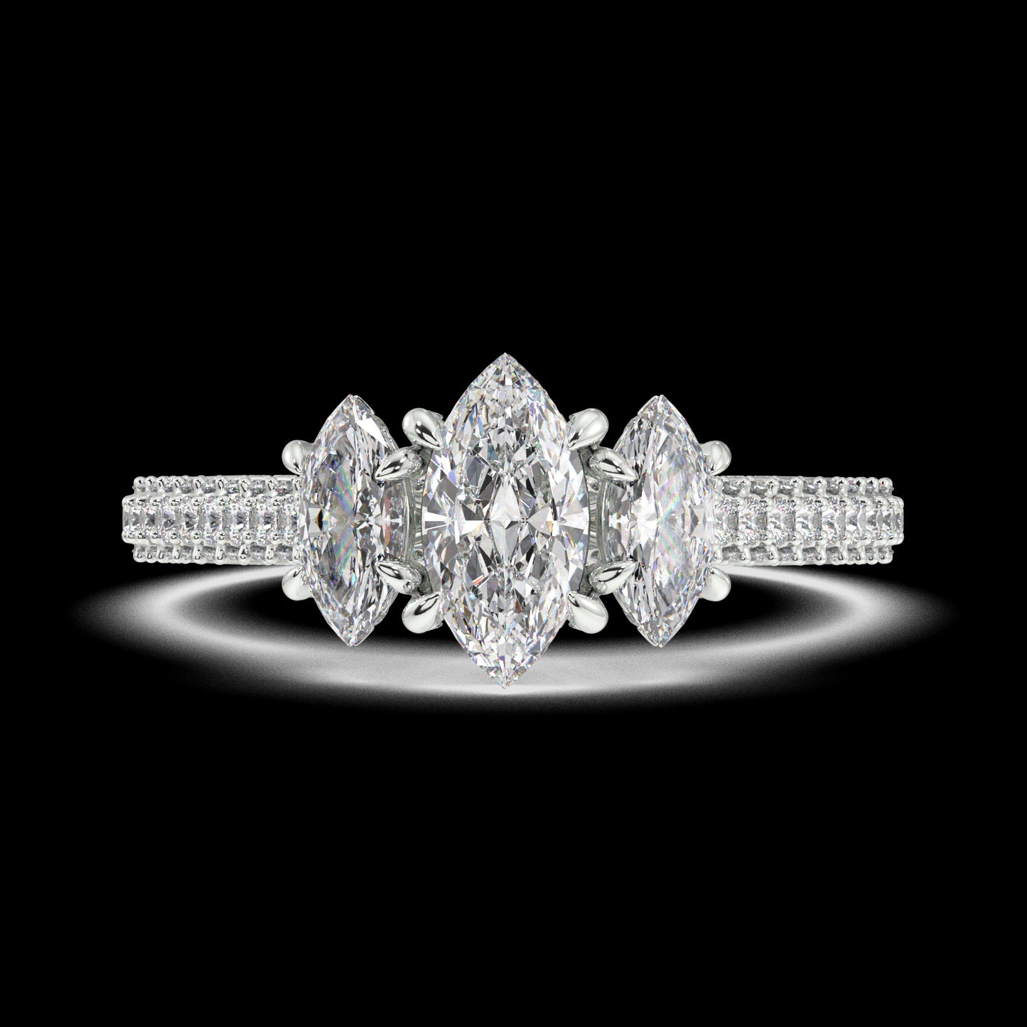 Olivia Marquise Diamond Engagement Ring