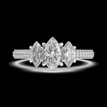 Olivia Marquise Diamond Engagement Ring