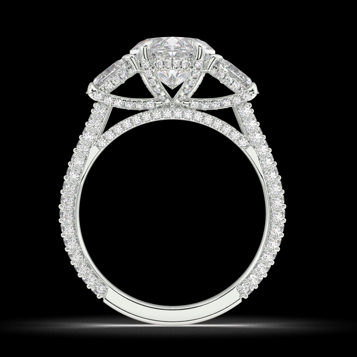 Willow Heart Diamond Engagement Ring