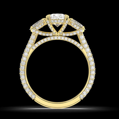 Willow Pear Diamond Engagement Ring