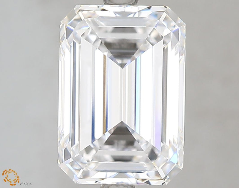 4.04 Carat D-VVS2 Emerald Lab Diamond