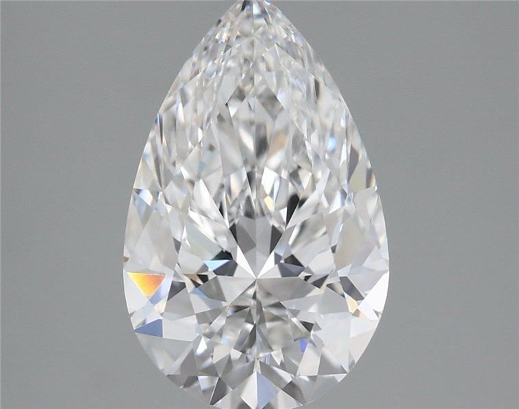 2.81 Carat E-VVS2 Pear Lab Diamond