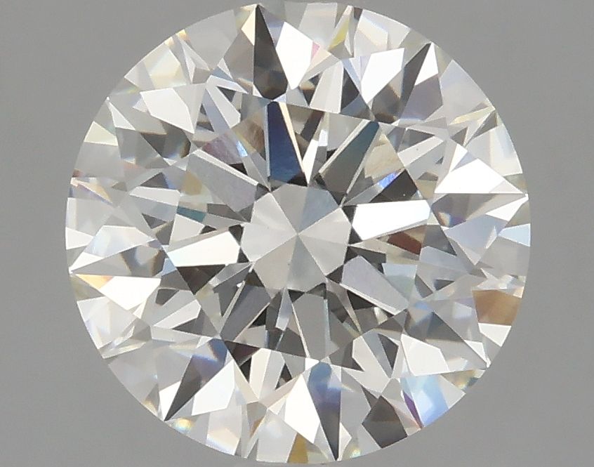 3.15 Carat H-VVS2 Round Lab Diamond
