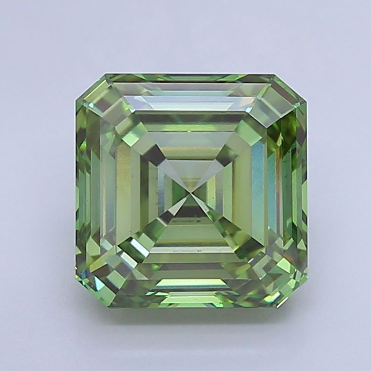 4.74 Carat Emerald Cut Fancy Green