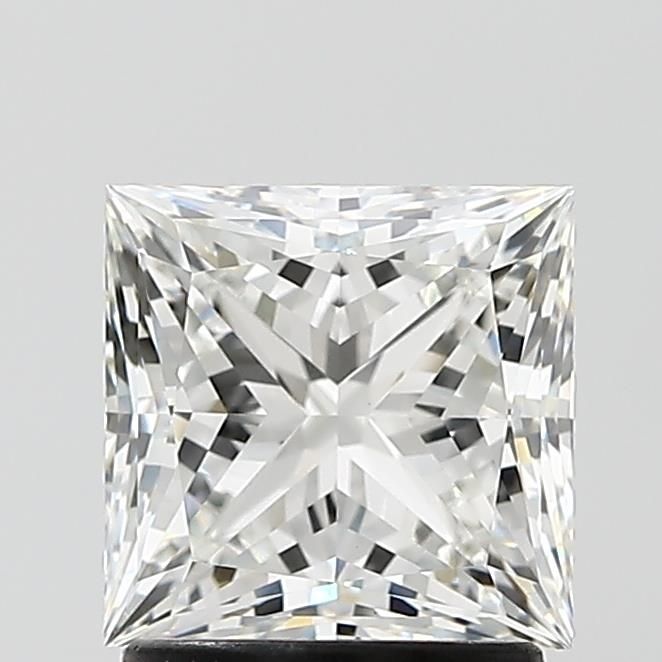1.83 Carat F-VVS2 Princess Lab Diamond