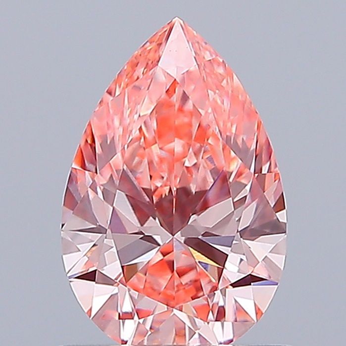 1.01 Carat Pear Cut Fancy Pink