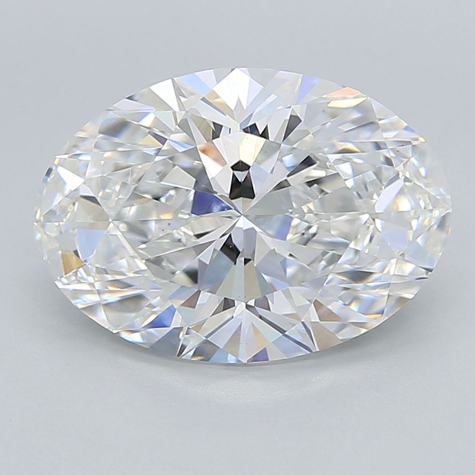 4.04 Carat D-VVS2 Oval Lab Diamond