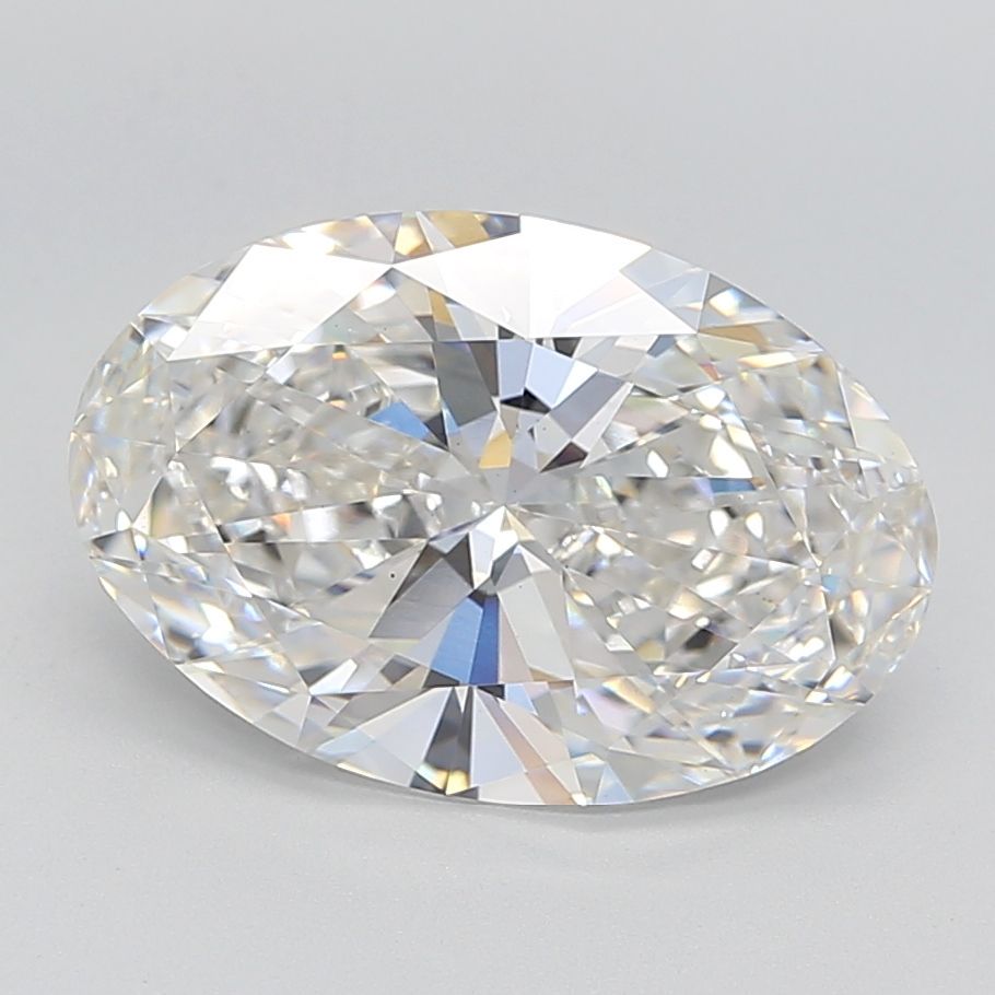 5.26 Carat F-VS1 Oval Lab Diamond