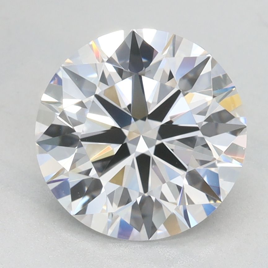 2.01 Carat D-IF Round Lab Diamond