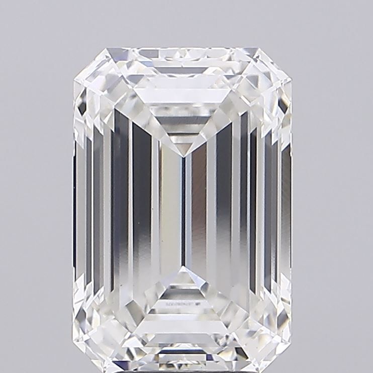 5.55 Carat G-VVS2 Emerald Lab Diamond