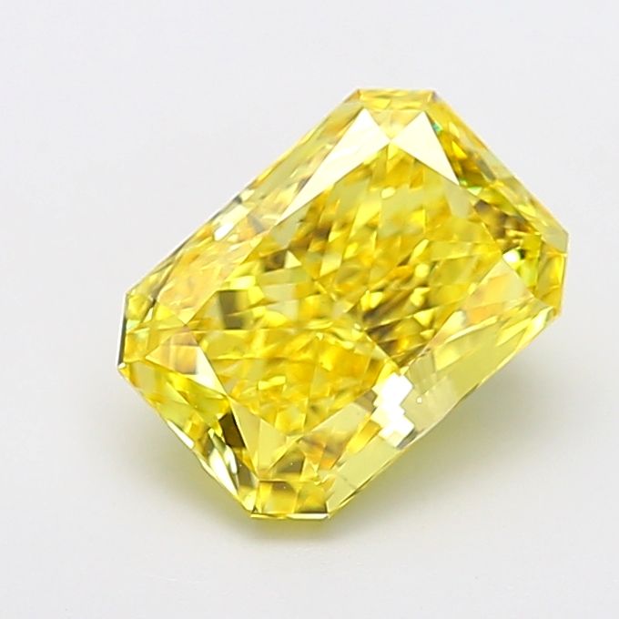 3.01 Carat Radiant Cut Fancy Yellow
