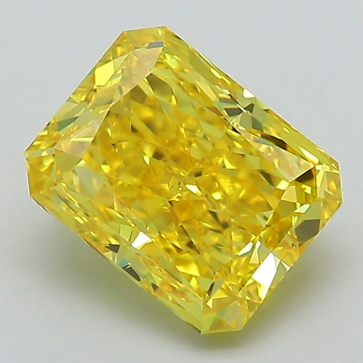 2.32 Carat Radiant Cut Fancy Yellow