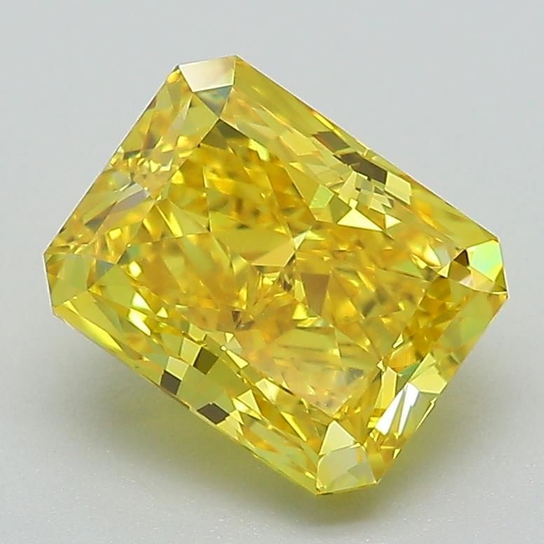 2.45 Carat Radiant Cut Fancy Yellow