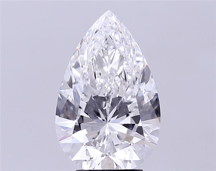 4.25 Carat E-VS1 Pear Lab Diamond