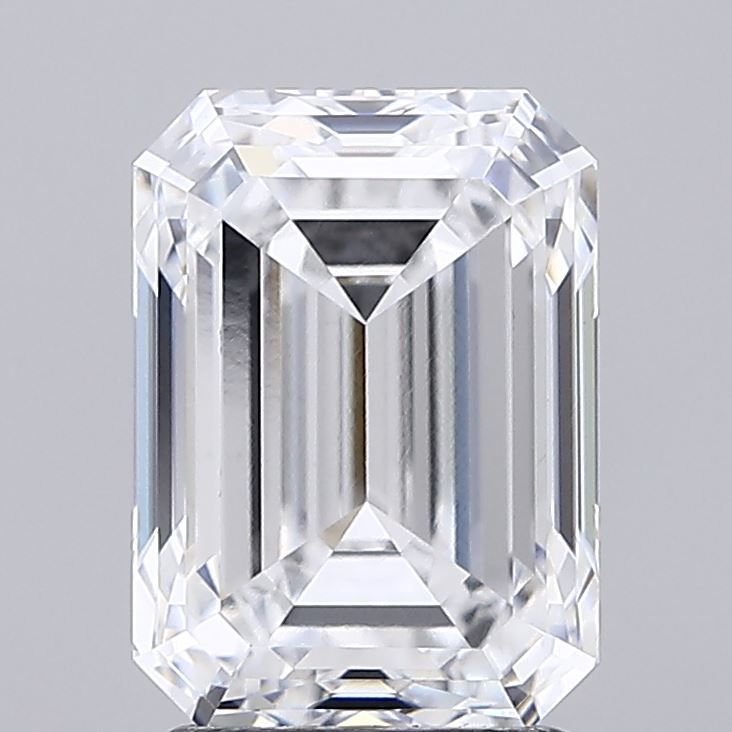 2.72 Carat D-VVS2 Emerald Lab Diamond