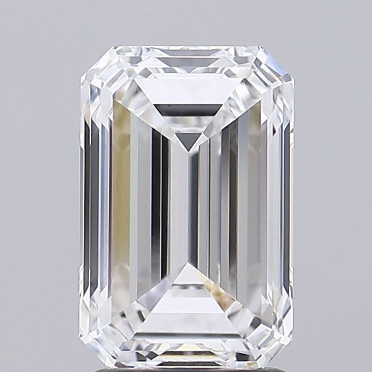 2.76 Carat D-VS1 Emerald Lab Diamond