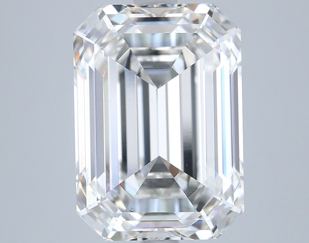5.54 Carat F-VVS2 Emerald Lab Diamond