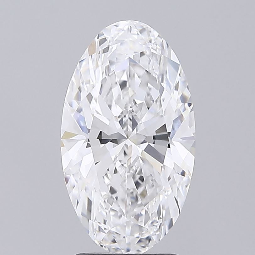 3 Carat D-VVS2 Oval Lab Diamond