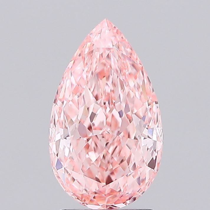 2.05 Carat Pear Cut Fancy Pink