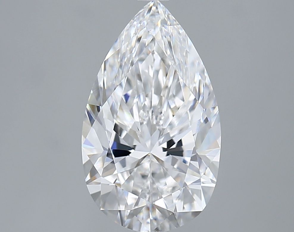 3.05 Carat D-VVS2 Pear Lab Diamond