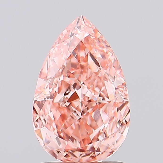 1.6 Carat Pear Cut Fancy Pink