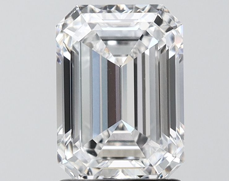 2.06 Carat D-VVS2 Emerald Lab Diamond