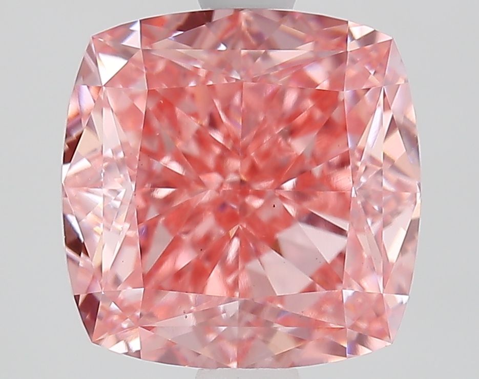 2.78 Carat Cushion Cut Fancy Pink