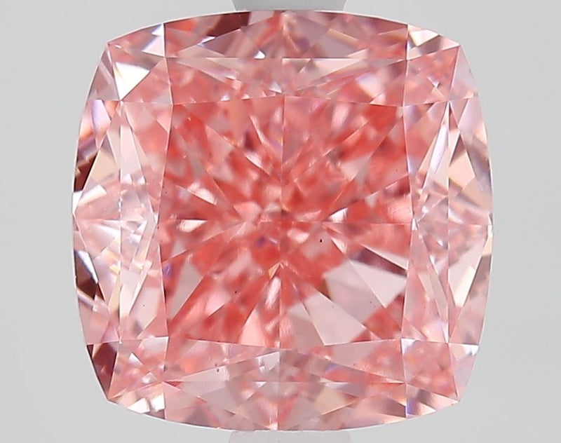 2.78 Carat Cushion Cut Fancy Pink