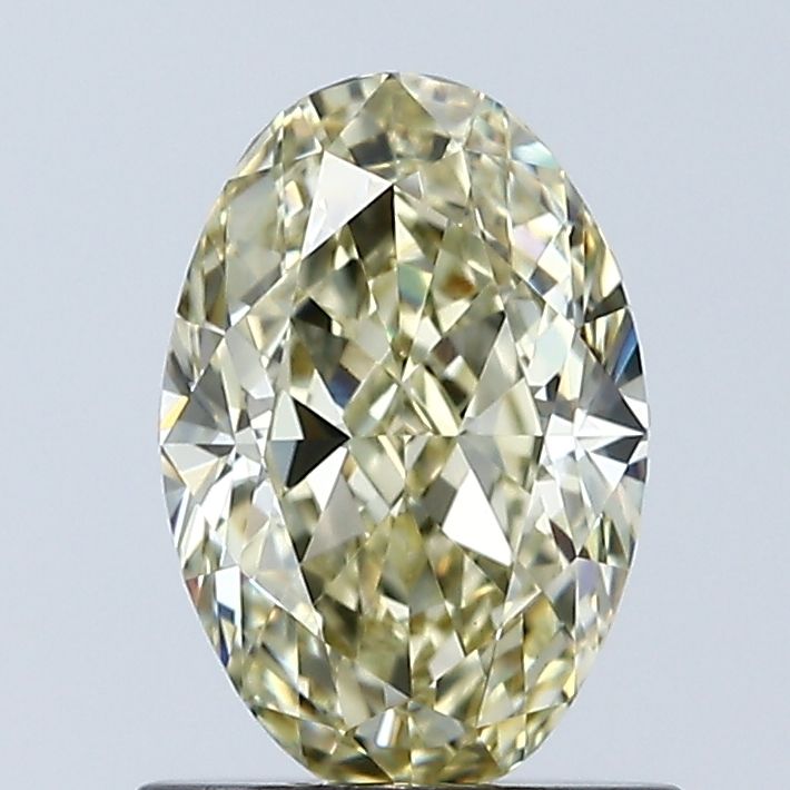 1.07 Carat Oval Cut Fancy Yellow