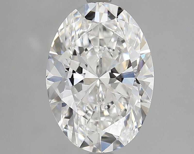 3 Carat F-VVS2 Oval Lab Diamond