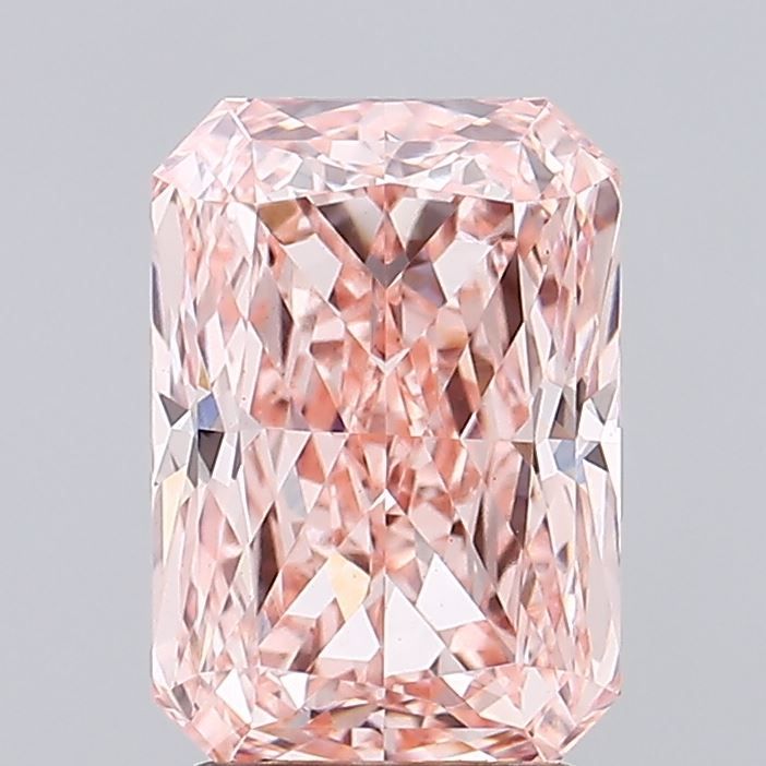 3.09 Carat Radiant Cut Fancy Pink