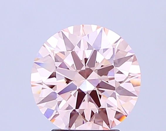 3.10 Carat Round Cut Fancy Pink