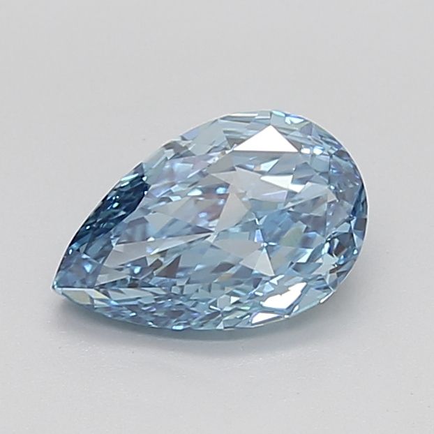 2.02 Carat Pear Cut Fancy Blue