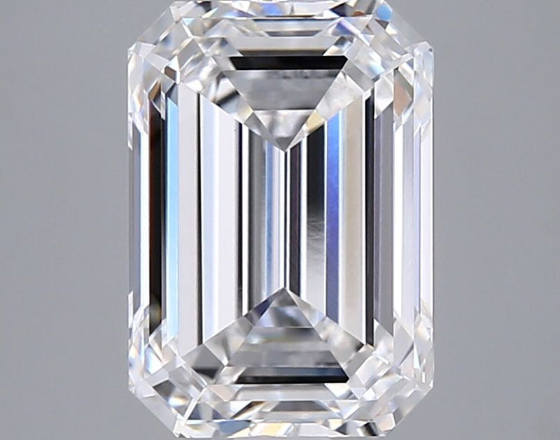 3.04 Carat D-VVS2 Emerald Lab Diamond