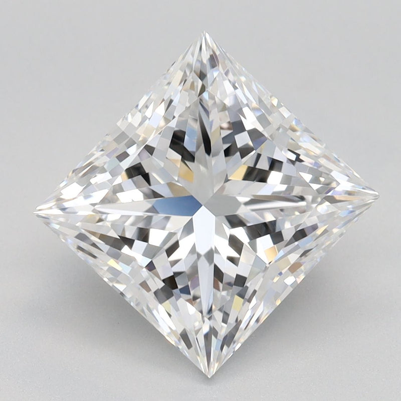 3.42 Carat D-VVS1 Princess Lab Diamond