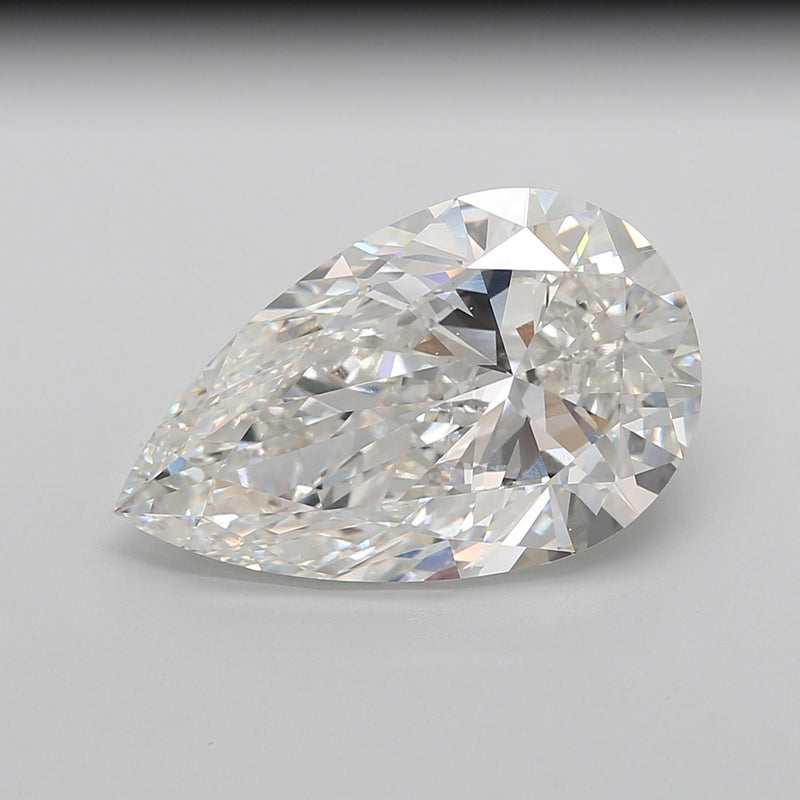 15.61 Carat G-VS1 Pear Lab Diamond