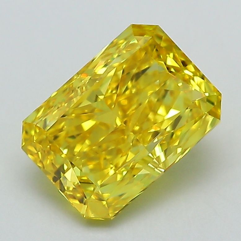 2.15 Carat Radiant Cut Fancy Yellow
