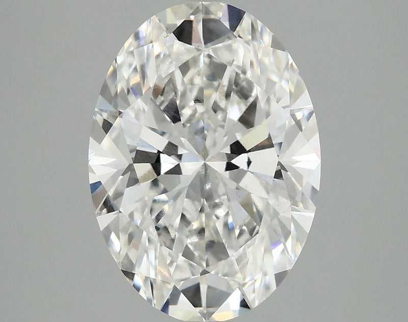 3.91 Carat G-VS2 Oval Lab Diamond