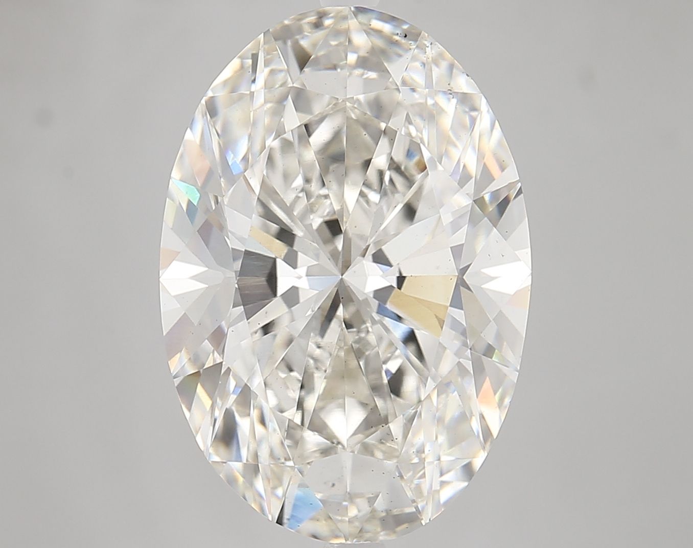 10.21 Carat H-VS2 Oval Lab Diamond