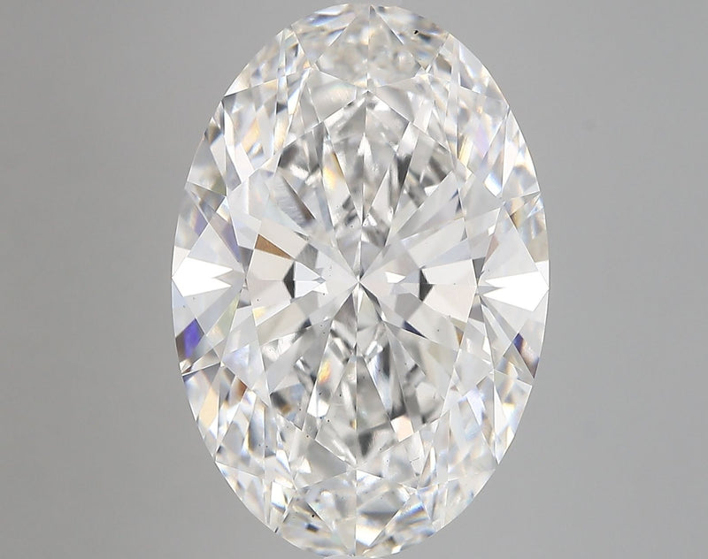 9.04 Carat F-VS2 Oval Lab Diamond