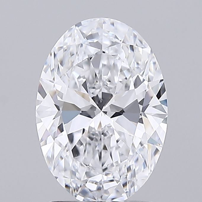 1.86 Carat D-VVS2 Oval Lab Diamond