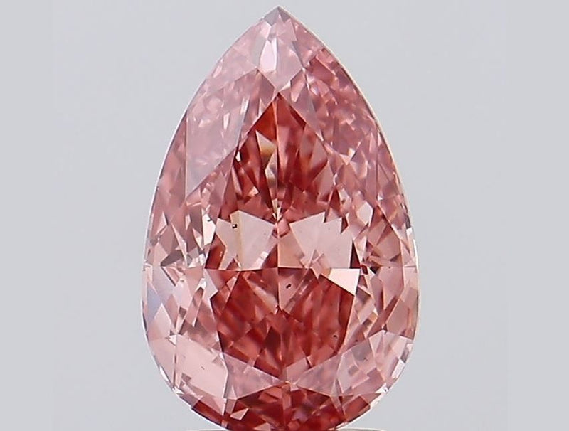 2.52 Carat Pear Cut Fancy Pink