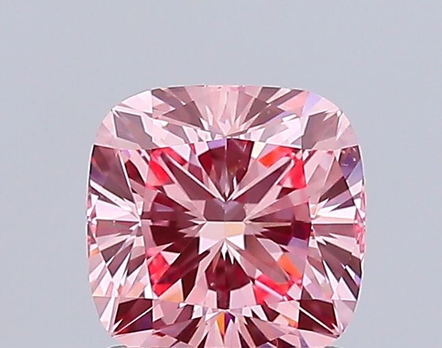 1.53 Carat Cushion Cut Fancy Pink