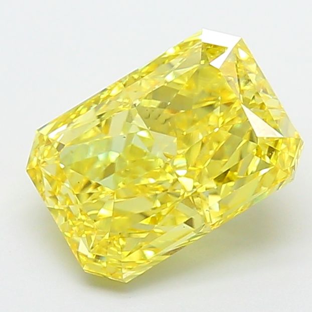 3.55 Carat Radiant Cut Fancy Yellow