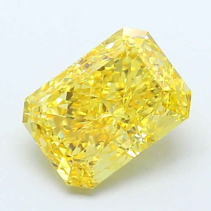 2.59 Carat Radiant Cut Fancy Yellow