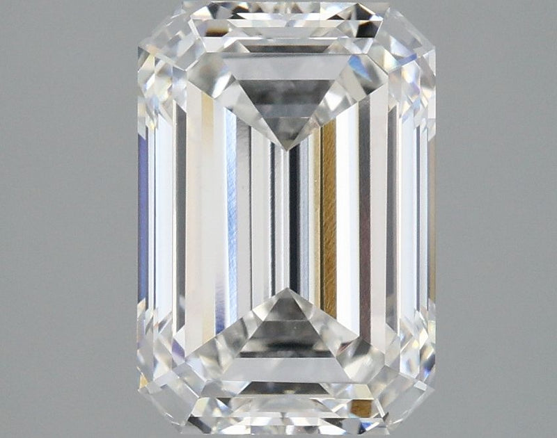 3.02 Carat F-VVS1 Emerald Lab Diamond