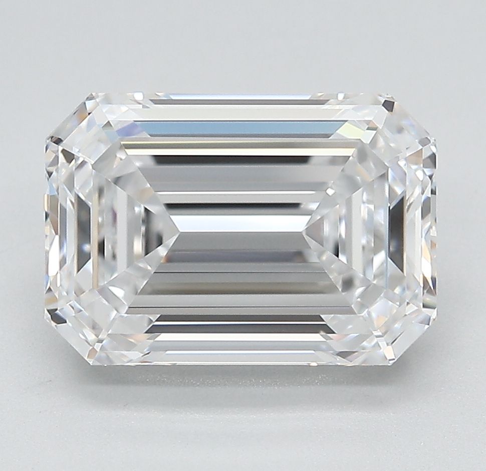 4.48 Carat D-VVS1 Emerald Lab Diamond