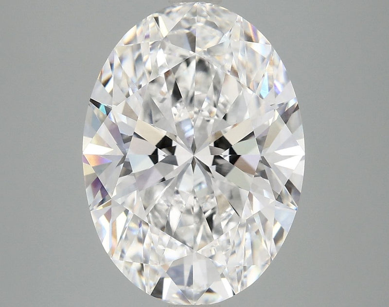 5.10 Carat D-VVS2 Oval Lab Diamond
