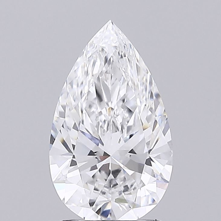 1.82 Carat D-VVS2 Pear Lab Diamond